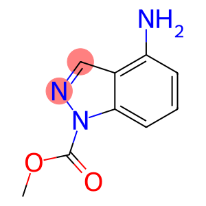 1H-Indazole-1-carboxylicacid,4-amino-,methylester(9CI)