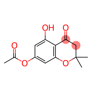 5-hydroxy-2,2-dimethyl-4-oxo-3,4-dihydro-2H-chromen-7-yl acetate