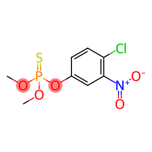 Phosphorothioic acid, O-(4-chloro-3-nitrophenyl) O,O-dimethyl ester