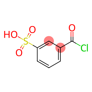 m-(chlorocarbonyl)benzenesulphonic acid