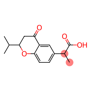 3,4-Dihydro-α-methyl-2-isopropyl-4-oxo-2H-1-benzopyran-6-acetic acid