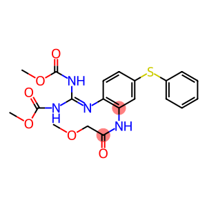 n-(2-(2,3-bis-(methoxycarbonyl)-guanidino)-5-(phenylthio)-phenyl)-2-methoxya