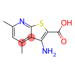 3-氨基-4,6-二甲基噻吩并[2,3-B]吡啶-2-羧酸