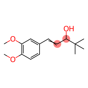 1-Penten-3-ol, 1-(3,4-dimethoxyphenyl)-4,4-dimethyl-