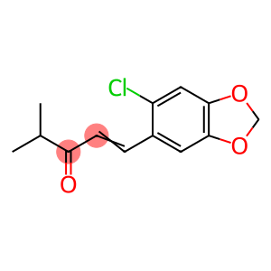 1-Penten-3-one, 1-(6-chloro-1,3-benzodioxol-5-yl)-4-methyl-