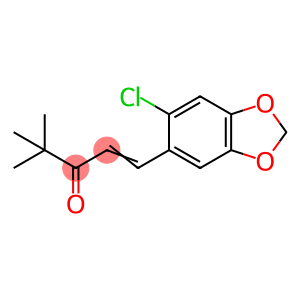 1-Penten-3-one, 1-(6-chloro-1,3-benzodioxol-5-yl)-4,4-dimethyl-