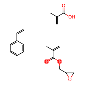 2-Propenoic acid, 2-methyl-, polymer with ethenylbenzene and oxiranylmethyl 2-methyl-2-propenoate