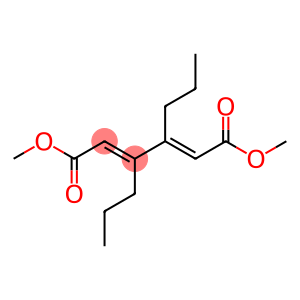 (2E,4E)-3,4-Dipropyl-2,4-hexadienedioic acid dimethyl ester