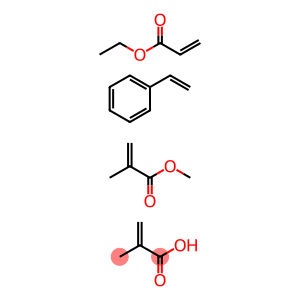 2-甲基-2-丙烯酸与苯乙烯、2-丙烯酸乙酯和2-甲基-2-丙烯酸甲酯的聚合物铵盐