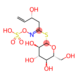 beta-D-Glucopyranose, 1-thio-, 1-((3R)-3-hydroxy-N-(sulfooxy)-4-pentenimidate