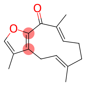 (5E,9E)-7,8-Dihydro-3,6,10-trimethylcyclodeca[b]furan-11(4H)-one