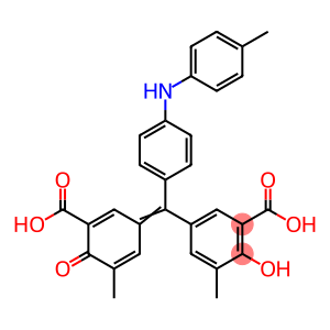 5-[(3-CARBOXY-5-METHYL-4-OXO-2,5-CYCLOHEXADIEN-1-YLIDENE)[4-[(4-TOLYL)AMINO]PHENYL]METHYL]-3-METHYLS