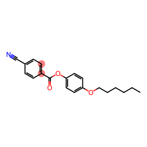 p-Cyanobenzoic acid p-(hexyloxy)phenyl ester