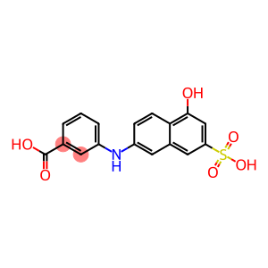 3-(5-hydroxy-7-sulfonaphthalen-2-ylamino)benzoic acid