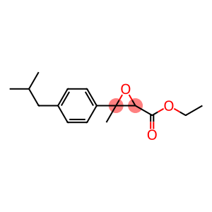 2-Oxiranecarboxylic acid, 3-methyl-3-[4-(2-methylpropyl)phenyl]-, ethyl ester