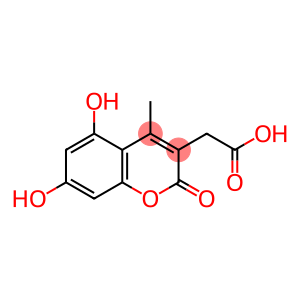 2H-1-Benzopyran-3-acetic acid, 5,7-dihydroxy-4-methyl-2-oxo-