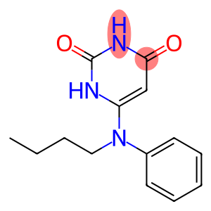 2,4(1H,3H)-Pyrimidinedione, 6-(butylphenylamino)-