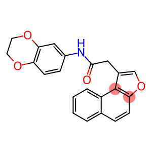 Naphtho[2,1-b]furan-1-acetamide, N-(2,3-dihydro-1,4-benzodioxin-6-yl)-