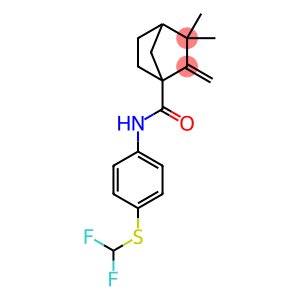 N-{4-[(difluoromethyl)sulfanyl]phenyl}-3,3-dimethyl-2-methylenebicyclo[2.2.1]heptane-1-carboxamide
