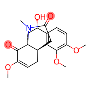 Hasubanan-16-one, 6,7-didehydro-8,10-epoxy-8-hydroxy-3,4,7-trimethoxy-17-methyl-, (8β,10β)- (9CI)