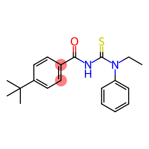 Benzamide, 4-(1,1-dimethylethyl)-N-[(ethylphenylamino)thioxomethyl]-