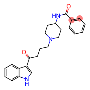 4-benzamido-1-(4-(indol-3-yl)-4-oxobutyl)piperidine