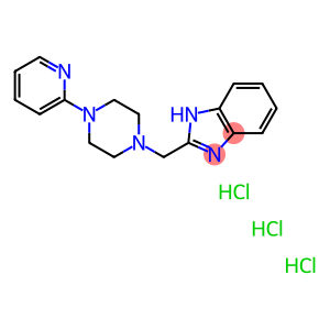 2-[[4-(2-PYRIDINYL)-1-PIPERAZINYL]METHYL]-1H-BENZIMIDAZOLE TRIHYDROCHLORIDE