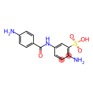 2 - 氨基-5 - (4-氨基苯甲酰氨基)苯磺酸