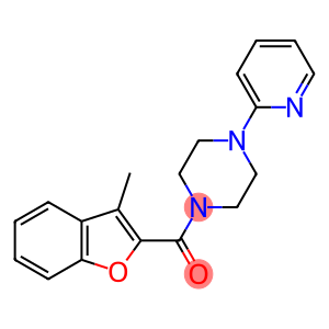 Piperazine, 1-[(3-methyl-2-benzofuranyl)carbonyl]-4-(2-pyridinyl)- (9CI)