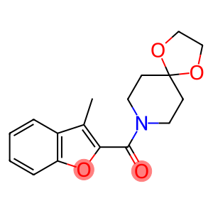 1,4-dioxa-8-azaspiro[4.5]decan-8-yl-(3-methyl-1-benzofuran-2-yl)methanone