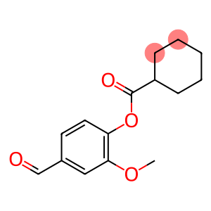 4-FORMYL-2-METHOXYPHENYL CYCLOHEXANECARBOXYLATE