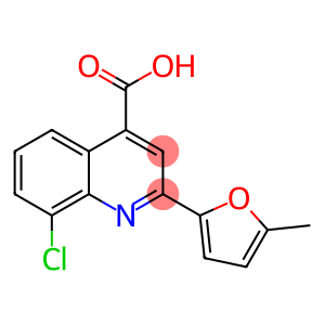 8-chloro-2-(5-methylfuran-2-yl)quinoline-4-carboxylic acid