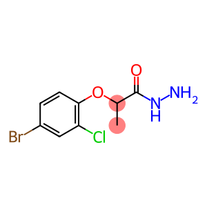 Propanoic acid, 2-(4-bromo-2-chlorophenoxy)-, hydrazide