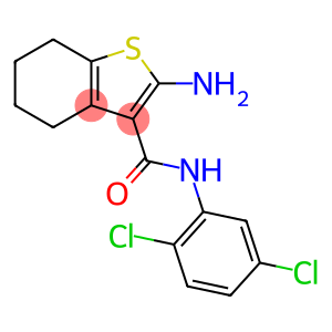 2-amino-N-(2,5-dichlorophenyl)-4,5,6,7-tetrahydrobenzothiophene-3-carboxamide