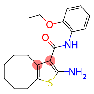 2-AMINO-N-(2-ETHOXYPHENYL)-4,5,6,7,8,9-HEXAHYDROCYCLOOCTA[B]THIOPHENE-3-CARBOXAMIDE