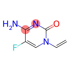 2(1H)-Pyrimidinone, 4-amino-1-ethenyl-5-fluoro- (9CI)