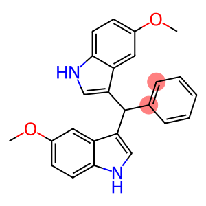 5-methoxy-3-((5-methoxy-1H-indol-3-yl)(phenyl)methyl)-1H-indole