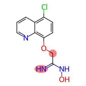 2-((5-Chloroquinolin-8-yl)oxy)-N-hydroxyacetimidamide
