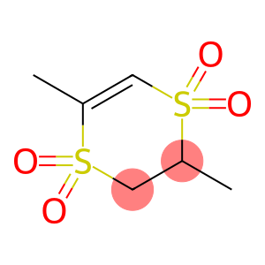 2,3-dihydro-2,5-dimethyl-1,4-dithiin 1,1,4,4-tetraoxide