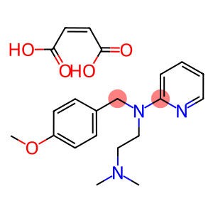 N-[(4-甲氧苯基)甲基]-N-(2-吡啶基)-N',N'-二甲基-乙二胺马来酸盐