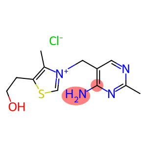 3-[(4-amino-2-methylpyrimidin-5-yl)methyl]-5-(2-hydroxyethyl)-4-methyl-1,3-thiazol-3-ium chloride