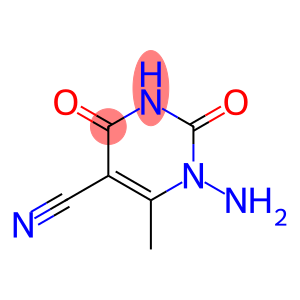 5-Pyrimidinecarbonitrile, 1-amino-1,2,3,4-tetrahydro-6-methyl-2,4-dioxo-