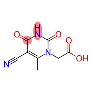 2-[5-Cyano-3,4-dihydro-2,4-dioxo-6-methyl-2H-pyrimidin-1-yl]acetic acid