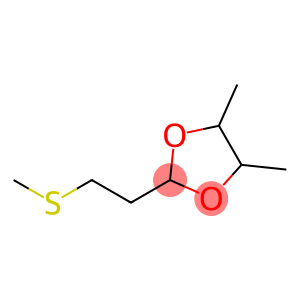 4,5-dimethyl-2-(2-methylsulfanylethyl)-1,3-dioxolane