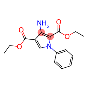 3-Amino-1-phenyl-1H-pyrrole-2,4-dicarboxylic acid diethylester