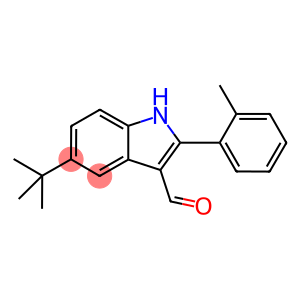 5-TERT-BUTYL-2-(2-METHYLPHENYL)-1H-INDOLE-3-CARBALDEHYDE