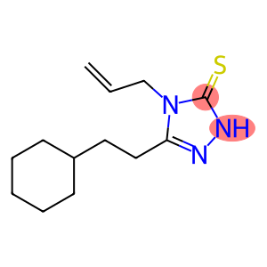 4-烯丙基-5-(2-环己基乙基)-2H-1,2,4-三唑-3-硫酮