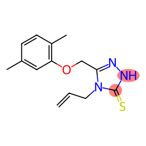 4-allyl-5-[(2,5-dimethylphenoxy)methyl]-2H-1,2,4-triazole-3-thione