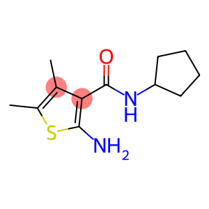 2-氨基-N-环戊基-4,5-二甲基-3-噻吩甲酰胺