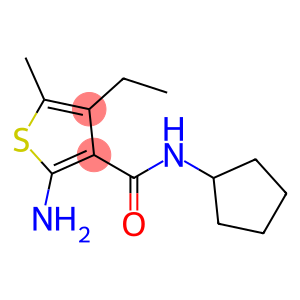 2-氨基-N-环戊基-4-乙基-5-甲基-3-噻吩甲酰胺